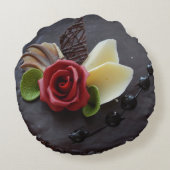 チョコレートケーキピロー ラウンドクッション (裏面)