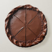 チョコレートケーキピロー ラウンドクッション (裏面)