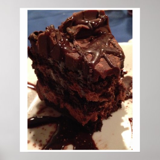 チョコレートケーキポスター ポスター (正面)