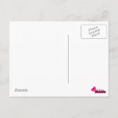 チョコレートケーキレシピはがき ポストカード (裏面)