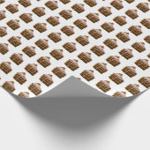 チョコレートケーキ包装紙 ラッピングペーパー (角)