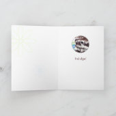 チョコレートケーキ誕生日カード カード (内部)