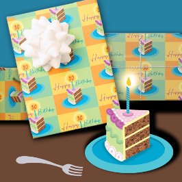 チョコレートケーキ30回目 ラッピングペーパーシート