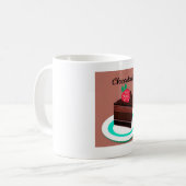 チョコレートケーキ コーヒーマグカップ (正面左)