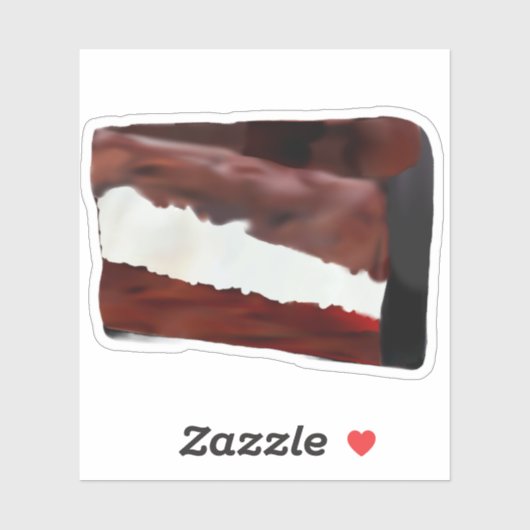 チョコレートケーキ シール (シート)