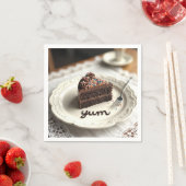 チョコレートケーキ スタンダードカクテルナプキン (インサイチュ)