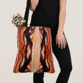 チョコレートケーキ トートバッグ (クローズアップ)