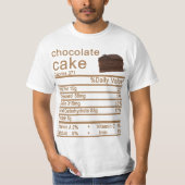 チョコレートケーキ Tシャツ (正面)