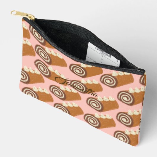 チョコレートケ転がーキ アクセサリーポーチ (見開き)