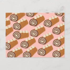 チョコレートケ転がーキ ポストカード