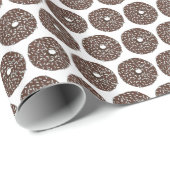 チョコレートココナッツグルメドーナツドーナツブレックファースト ラッピングペーパー (ロールコーナー)