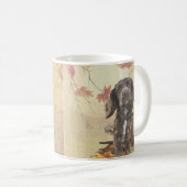 チョコレートコッカースパニエル犬子犬 コーヒーマグカップ (正面右)