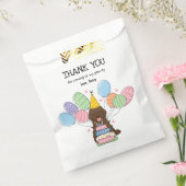 チョコレートコックパプオカバプー誕生日パーティー フェイバーバッグ (封をした状態)