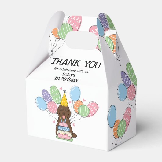 チョコレートコックポオカバポ誕生日サンキュー フェイバーボックス (正面サイド)