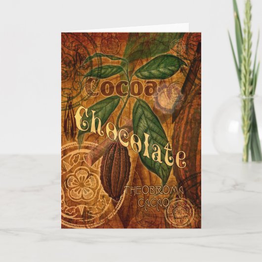 チョコレートコラージュ カード (正面)