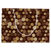 チョコレートコーヒードット大抱き枕 ラージペーパーバッグ (裏面)