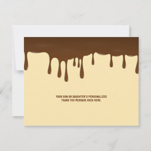 チョコレートゴールデンチケットバーバルミツワーありがとう サンキューカード (裏面)