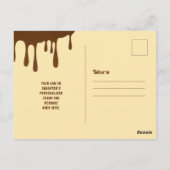 チョコレートゴールデンチケットバーバルミツワーありがとう ポストカード (裏面)