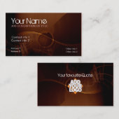 チョコレートサウンドビジネスカード 名刺 (正面/裏面)