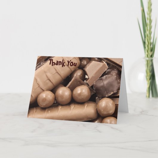 チョコレートサンキューノートカード サンキューカード (正面)