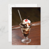 チョコレートサンデー ポストカード (正面/裏面)