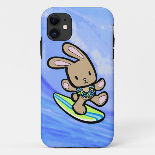 チョコレートサーフィンウサギ iPhone 5 ケースメイト Case-Mate iPhoneケース (裏面)