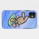 チョコレートサーフィンウサギ iPhone 5 ケースメイト Case-Mate iPhoneケース (裏面(横))