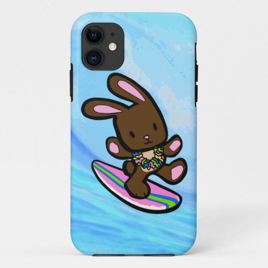 チョコレートサーフィンバニーiPhone 5 Casemate Case-Mate iPhoneケース (裏面)