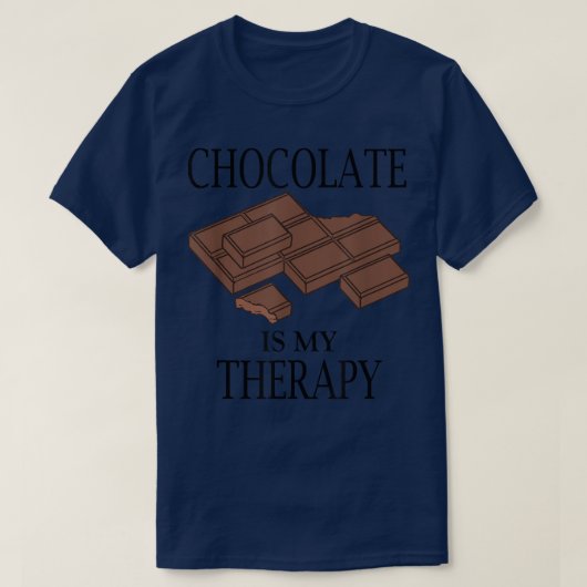 チョコレートシェフショコラティエチョコレートラバー Tシャツ (デザイン正面)