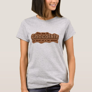 チョコレートシャツに浸す – スタイルを選ぶ Tシャツ