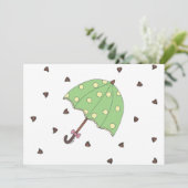 チョコレートシャワーキャンディレインドロップアンブレラカード (スタンド正面)