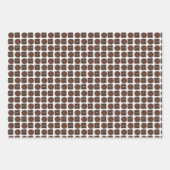 チョコレートショップボンキャンディースショコラティエ ラッピングペーパーシート (正面)