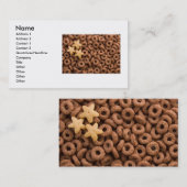 チョコレートシリアル名刺 名刺 (正面/裏面)