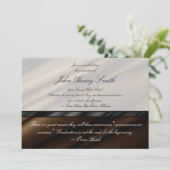 チョコレートシルクの卒業招待状/発表 招待状 (スタンド正面)