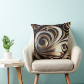 チョコレートシルバー金ゴールド化粧枕 クッション (椅子)