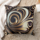 チョコレートシルバー金ゴールド化粧枕 クッション (ブランケット)