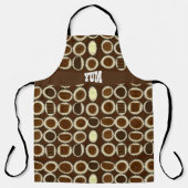 チョコレートジョイおもしろい図解入りの、写真付きのキャンディーアート エプロン (正面)