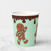 チョコレートジンジャーパン紙カップ 紙コップ (正面)