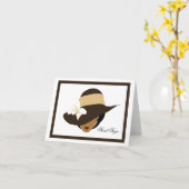 チョコレートスイートスガノートカード カード (黄色い花)