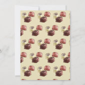 チョコレートスウィート誕生日パーティー 招待状 (裏面)