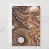 チョコレートスウィート誕生日パーティー 招待状 (裏面)