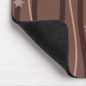 チョコレートスターとパタストライプのーン マウスパッド (コーナー)