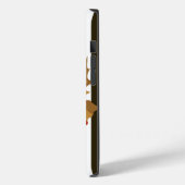 チョコレートストライプの秋の葉 Case-Mate iPhoneケース (裏面 / 左)