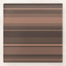 チョコレートストライプ類 ガラスコースター