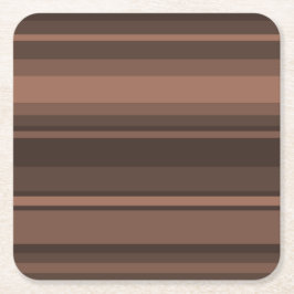 チョコレートストライプ類 スクエアペーパーコースター
