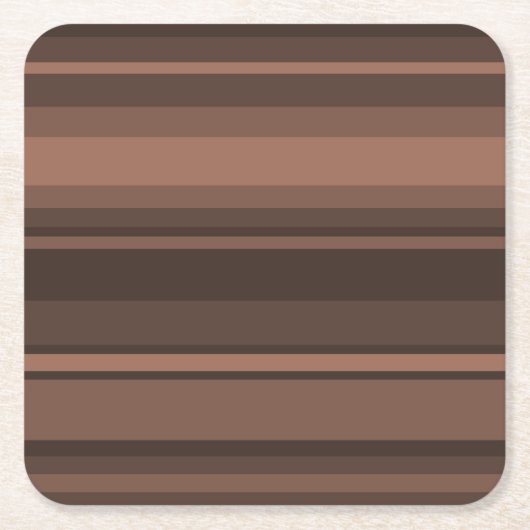 チョコレートストライプ類 スクエアペーパーコースター (正面)