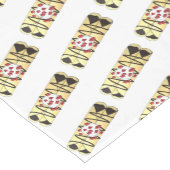 チョコレートストロベリークレープパンケーキフランスの食品 ショートテーブルランナー (コーナー)