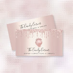 チョコレートストロベリーコンフェクションバラ金ゴールドドリップ 名刺<br><div class="desc">お客様最高のに対して、これらの洗練されたエレガント、シンプル名前をカスタムするのビジネスモダンカードを提示する。きらめくバラ金ゴールドカップケーキ、スクリプト手書きタイポグラフィとグリッタードリップがメタリックなバラフェイク金ゴールドの背景を重ねグラデーションている。フルネームとビジネスを前面に表示してパーソナライズ電話番号、住所、電子メール、Webサイト、ソーシャルメディアアカウントを背面に入力する。シックでプロフェッショナルで、どこに行くスタイリッシュにも声明を作成。「このテンプレートをパーソナライズ」セクションに名前と会社名と追加情報を入力するだけで、この名刺を簡単にパーソナライズできる。質問や要望があれば私に連絡して下さい。</div>