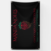 チョコレートストロベリードードルスケッチ 横断幕 (縦)