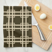 チョコレートスパイスモーズインド キッチンタオル (四つ折り)